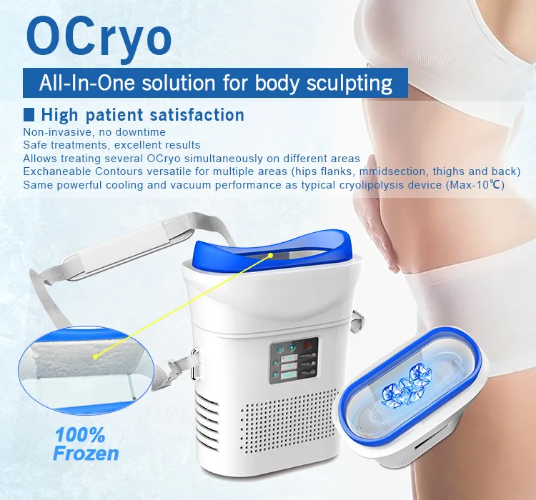 2019 new arrivals home vacuum suction belly fat burning belt with Mini cryolipolysis