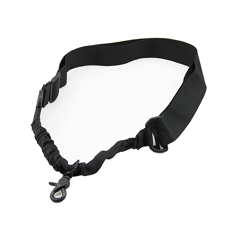 Höghållfast justerbar en punkt Sling Tactical Single Point Sling Airsoft Rifle Bungee Cord