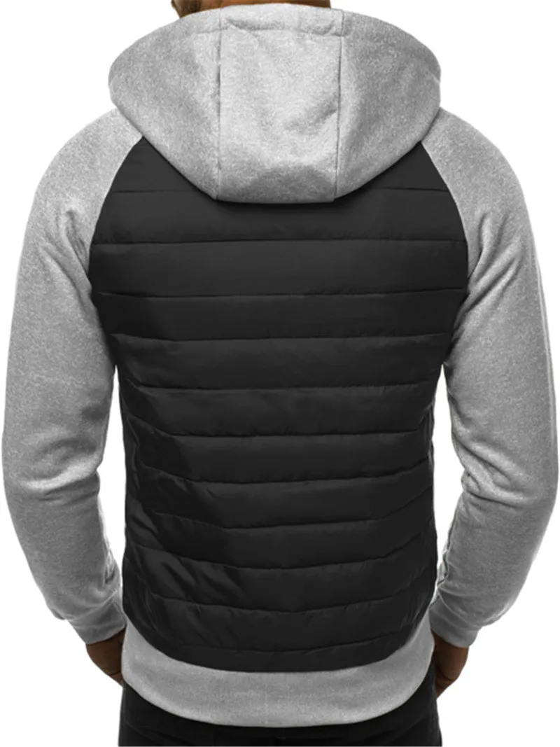 Giacche firmate da uomo con pannelli alla moda Tasche con cerniera alla moda Cardigan con cappuccio da uomo Cappotti Abbigliamento casual a maniche lunghe da uomo