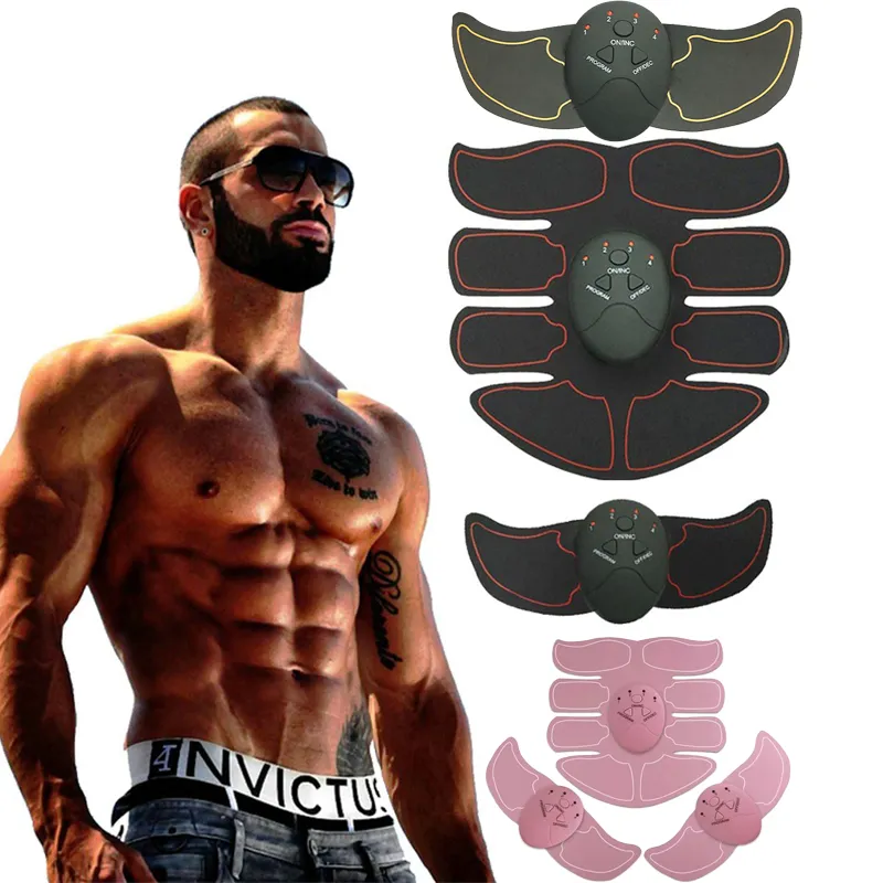 Elektryczny stymulator mięśni brzucha Trener do ćwiczeń Unisex Smart Fitness Gym Naklejki Pad Arm Body Training Massager Belt