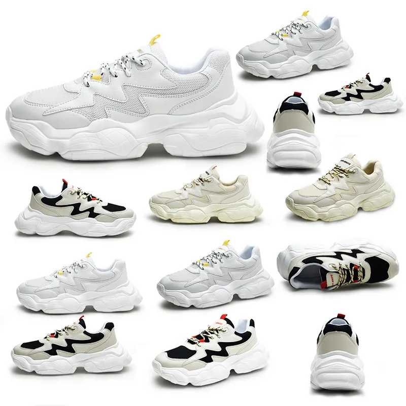 New2020 mujeres top hombres clásico nuevo viejo papá zapatos Triple blanco gris rojo amarillo malla transpirable cómodo entrenadores zapatillas tamaño 39-44