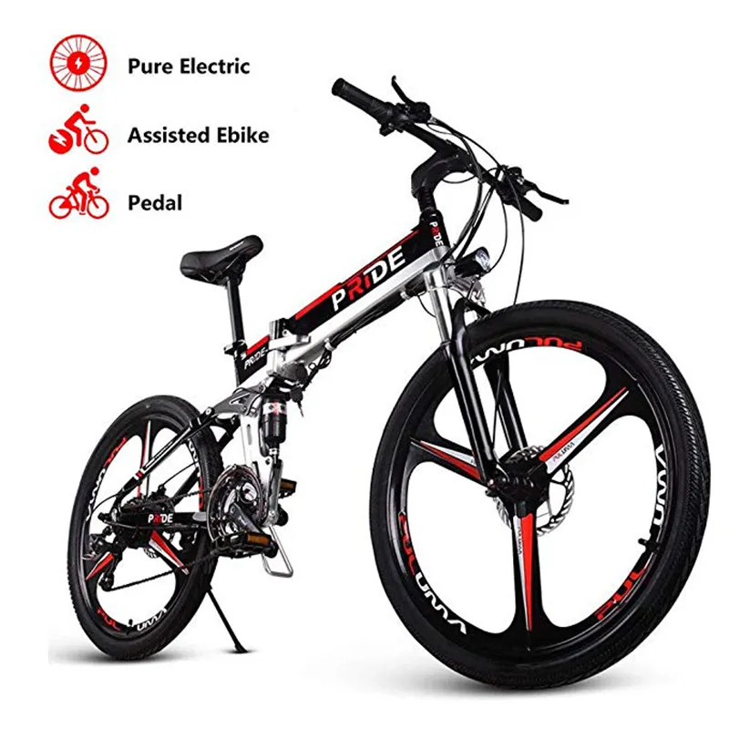 Aluminum folding electric best sale bike
