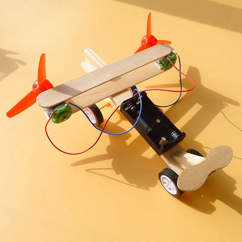 DIY Electric Sliding Plane Manual Easy Science Fair Projects 