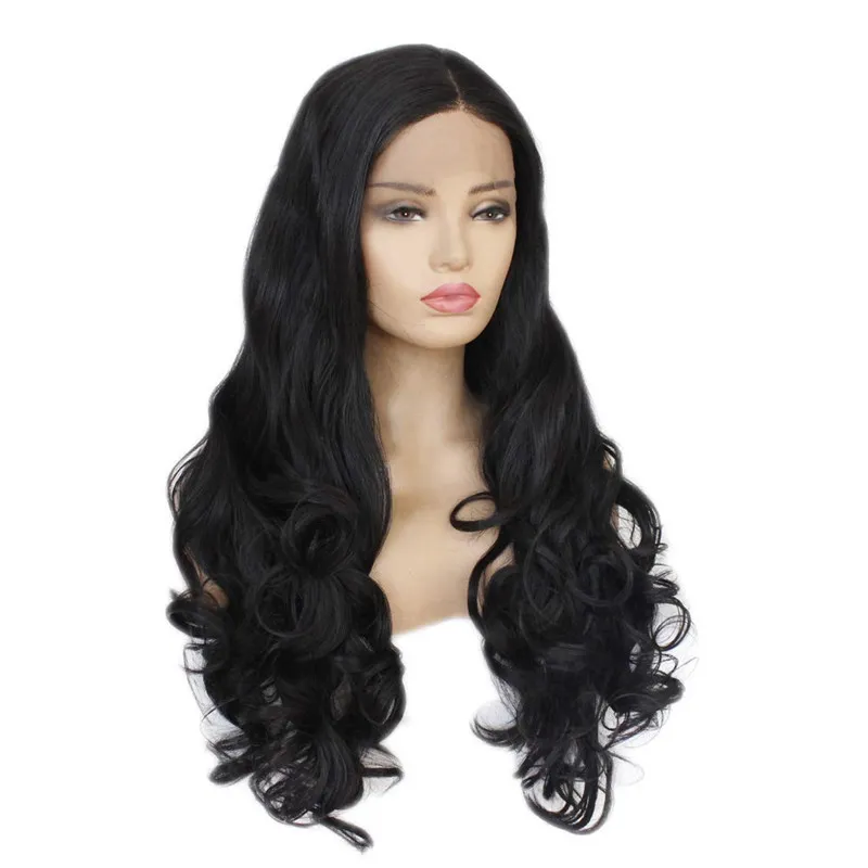 Long wavy lace front wigs top