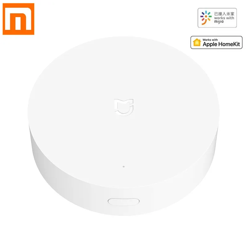 Xiaomi MultiMode Akıllı Ev Gateway Zigbee Wifi Bluetooth Mesh Hub Mijia App Homekit Akıllı Ev Hub ile Çalışmak