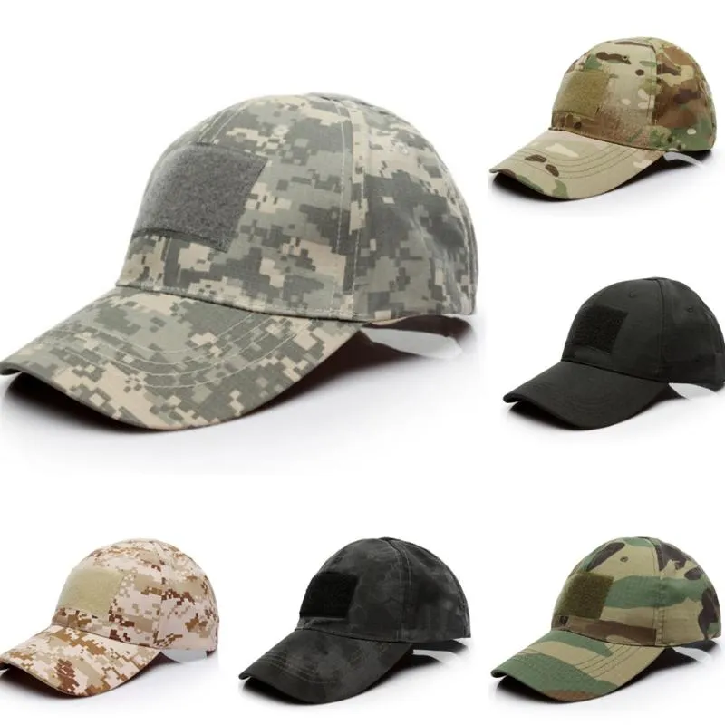 Tactical Camouflage Tactical Baseball Cap With Snapback Patch And