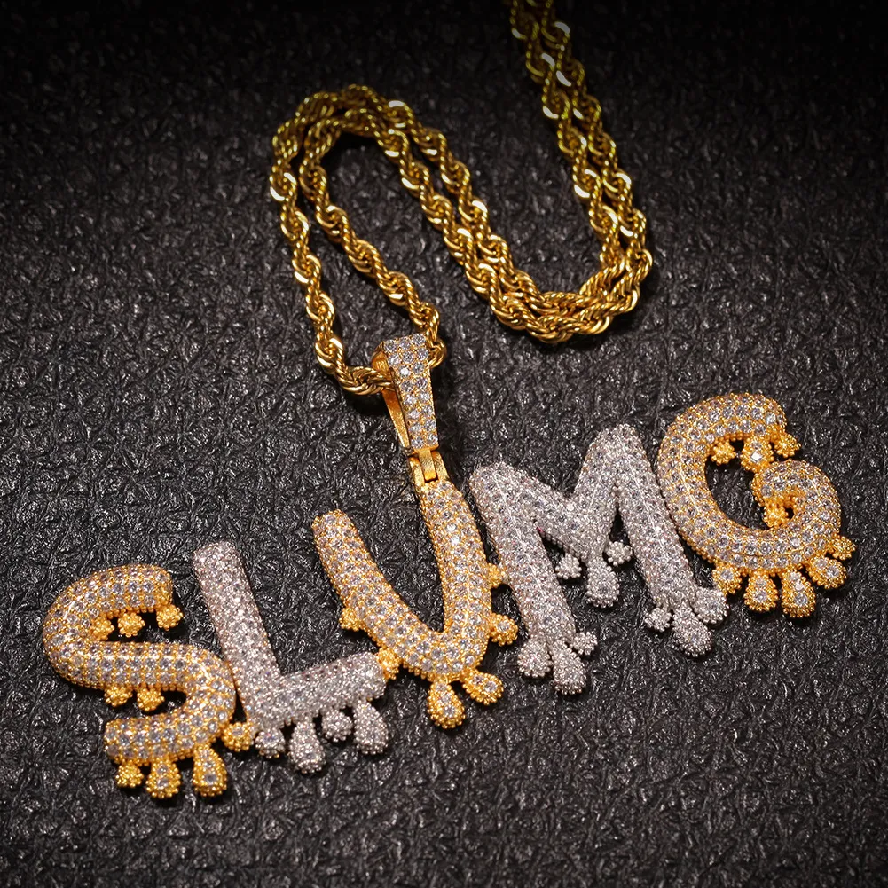 Custom online drip necklace