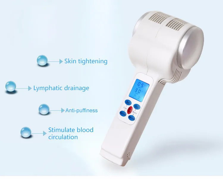 2020 Handhold 3 in 1 Electric Ultrasonic Cold Hot Massage Hammer Electrical Facial Beauty Machine