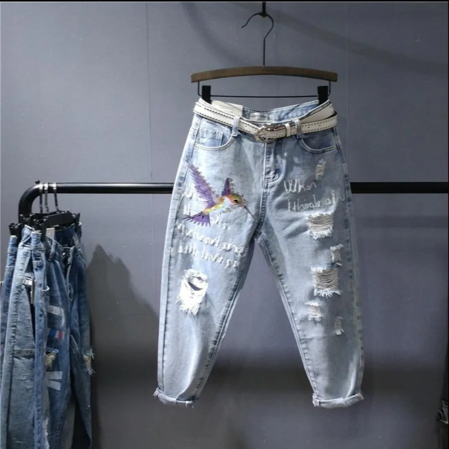 Moda 2019 Pantalones De La Personalidad Del Nuevo Del Resorte De