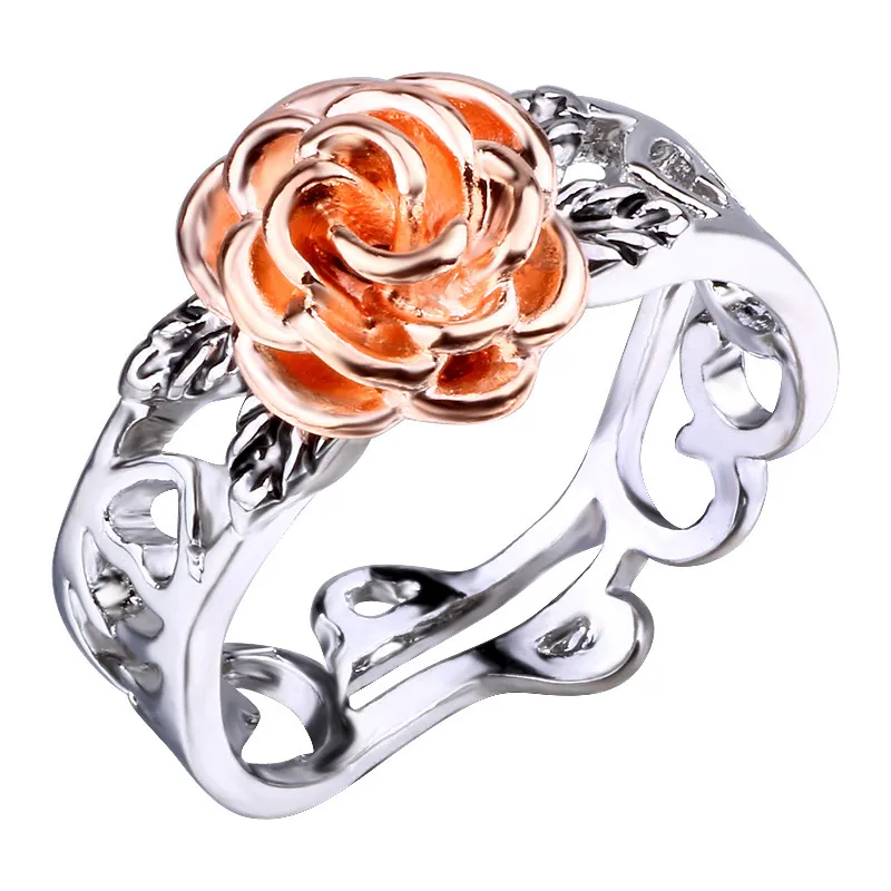 Diamond Aesthetic Floral Ring | Radiant Bay