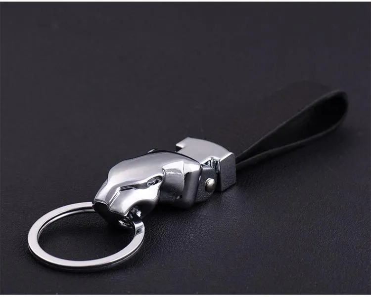 DHgate.com:Leather Metal Keychain Ring Buckle for Jaguar BMW Audi VW ...