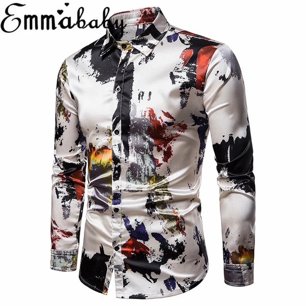 Slim Fit Floral Dress Shirt: Premium Quality Men's Long Sleeve Casual &  Formal Style - Shop Now! from Dhgate Men's Casual Shirts - price 24.54
