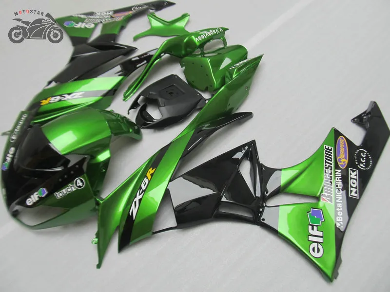 kit de alta carenagens qualidade para Kawasaki Ninja 2009 2010 2011 2012 esporte estrada ZX6R Motos carenagem set 09-12 ZX6R ZX 6R 636 ZX636