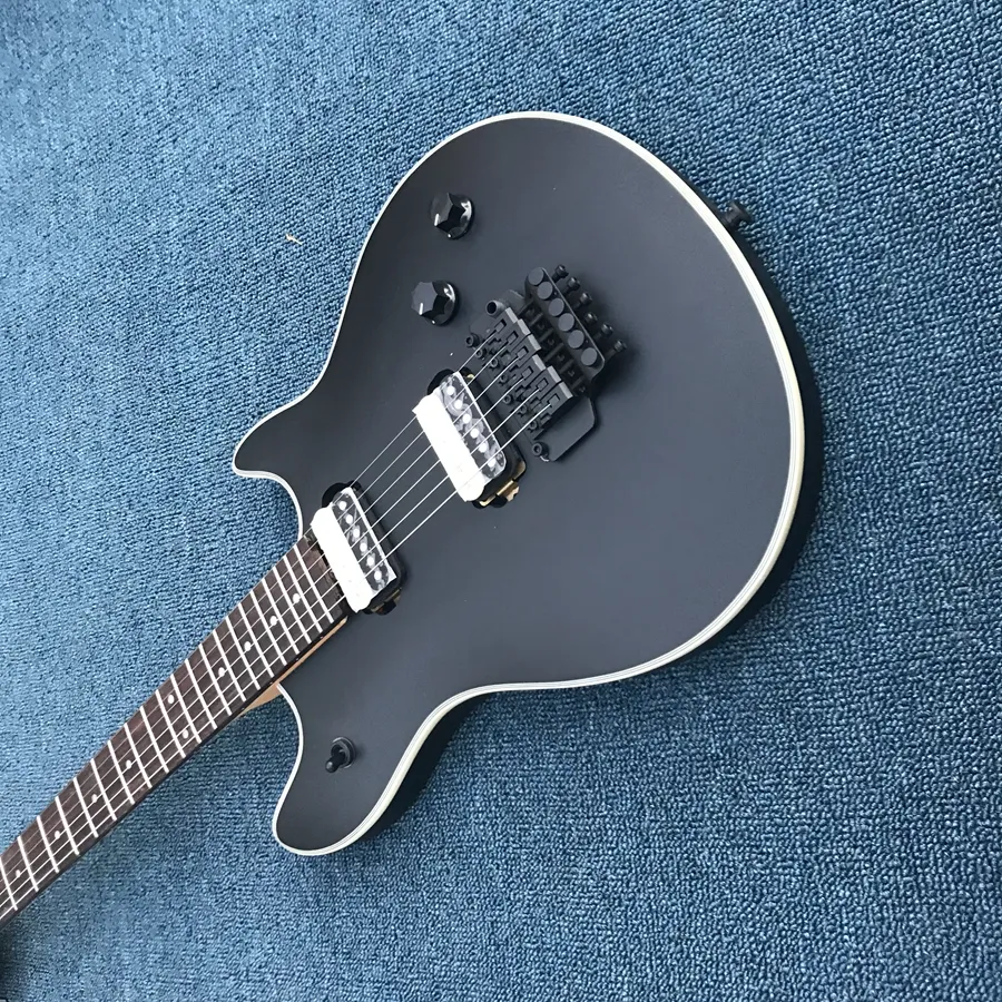₩326,952에서 Eddie Van Halen Wolf Music Man Ernie Axis 매트 블랙 일렉트릭 기타 트레몰로 브리지 백 커버 재고 있음 DHgate