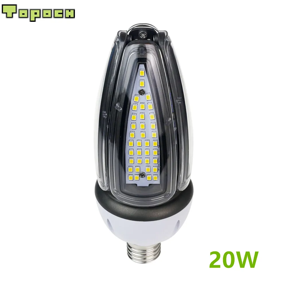 TOPOCH UL LED Bulb Corn Light E27 10W 20W 120LM / W Halogen CFL HID Byte 100-277V för POST ACORN PATH LIGHTING FIXTURE