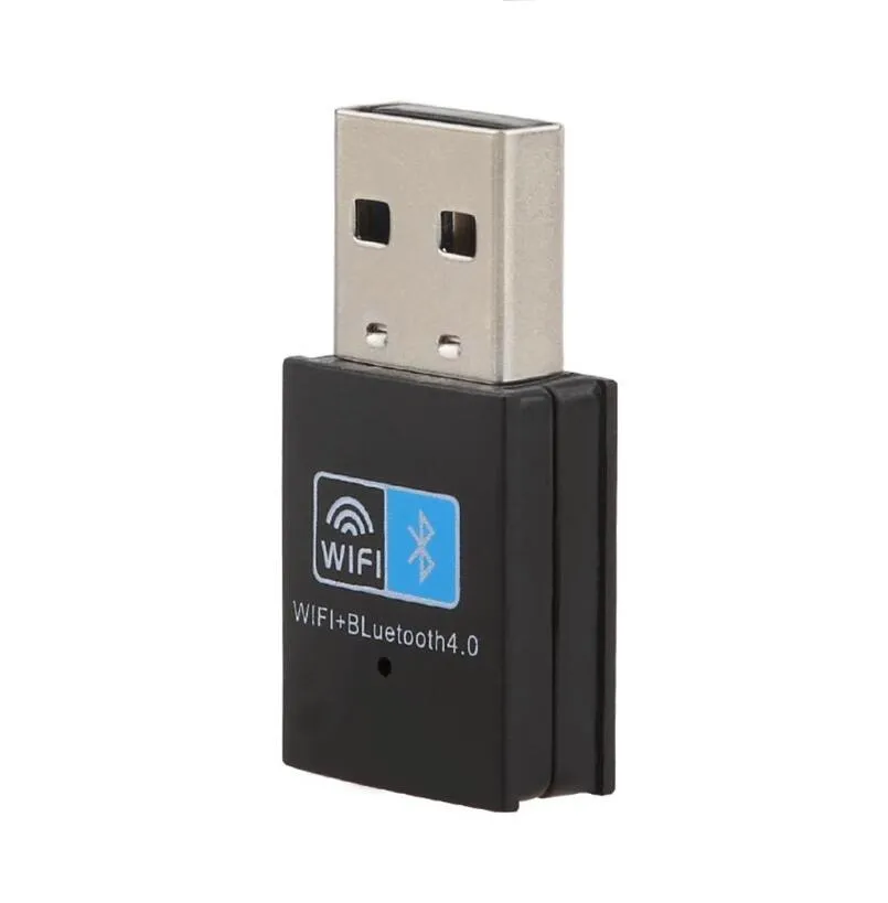 USB WIFI-adapter Bluetooth V4.0 Draadloze netwerkkaart WiFi-antennezender PC Wi-Fi LAN Internet-ontvanger 802.11b / n / g