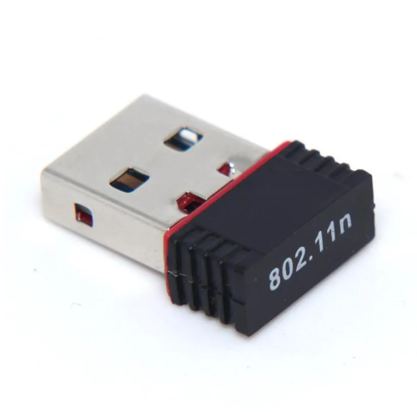 150m Adaptador sem fio WiFi USB 150 Mbps IEEE 80211N G B Mini Antena Adaptadores Chipset MT7601 8188 Card66601670