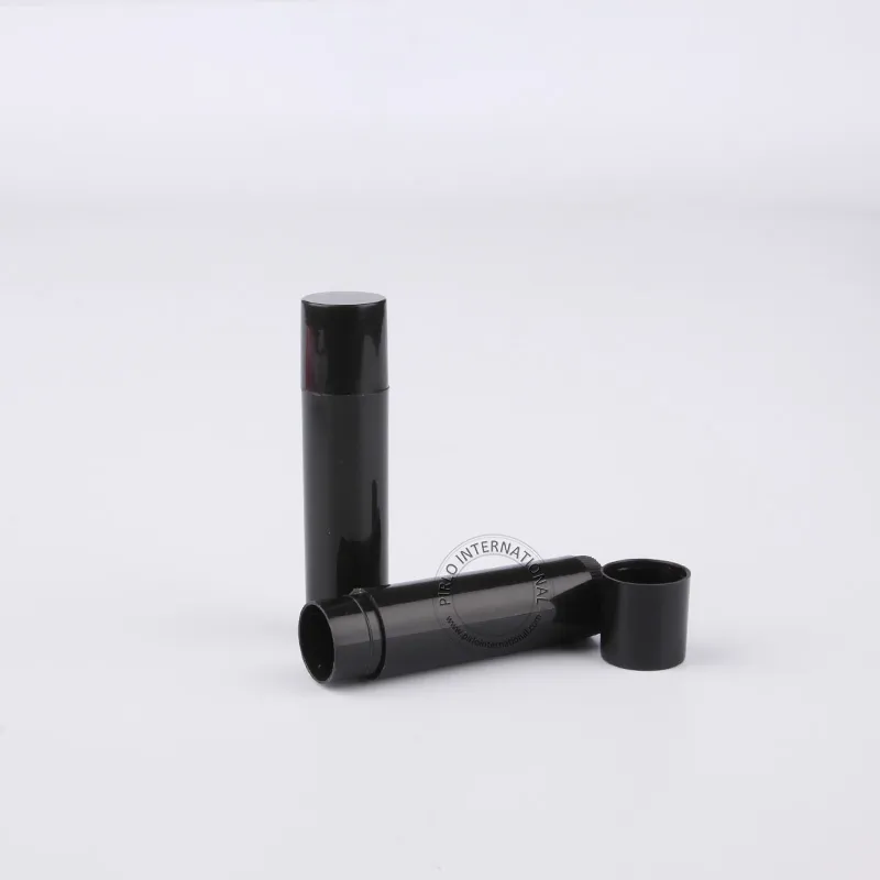 Wholesale Makeup Tool 100 x 5грамм пластиковый бальзам для губ Трубка черная губная помада бутылка 5CC бальзама для губ Smaple упаковка бесплатная доставка