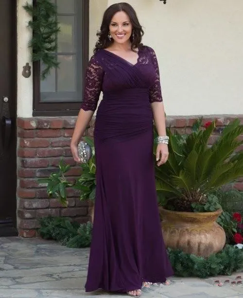 Mother of the hot sale groom dresses purple