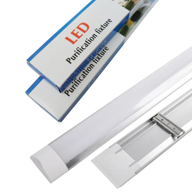 Yeni Yüzey LED Batten Çift sıralı Tüpler Işıklar 2 ft 3 ft 4 ft T8 Armatür Arıtma LED tri-geçirmez Işık Tüp AC 110-240V Monteli