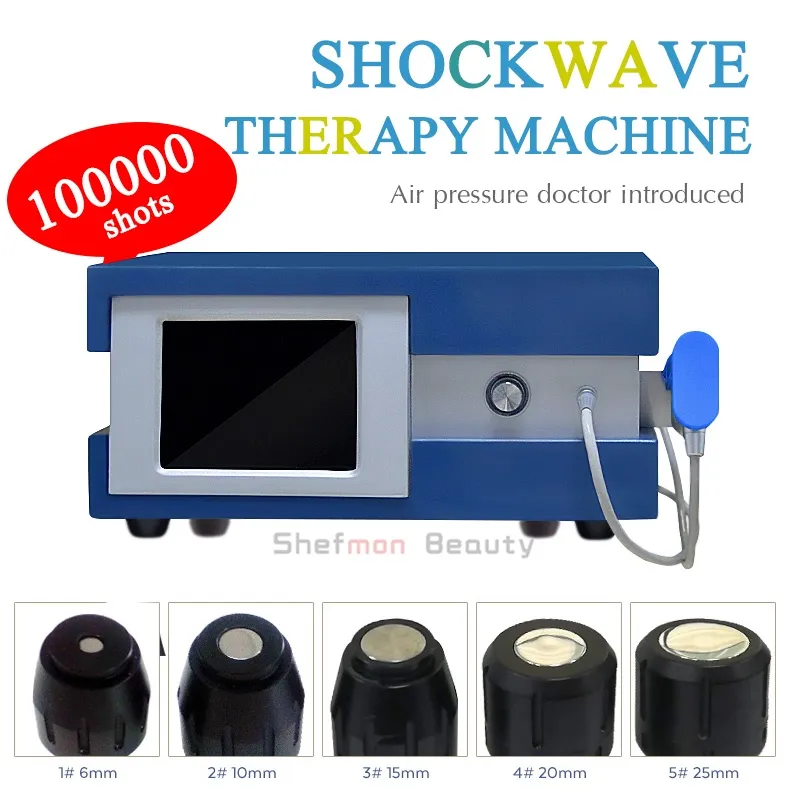 8 Bar Shockwave Therapy Machine ExtraCorporal Shock Wave Therapy EDSWT ED Treatment Pain Relief Body Massage