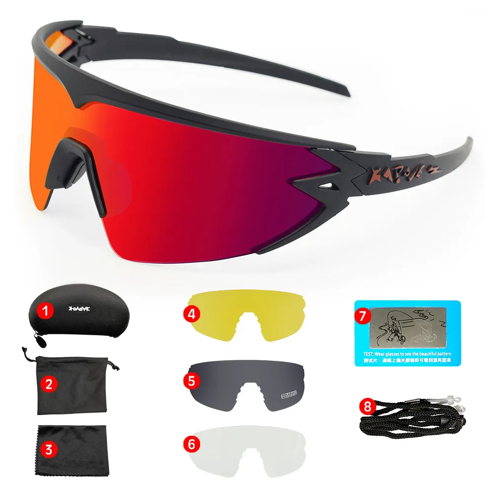 New Design Replace Glasses Frame Polarized Cycling Glasses For Man