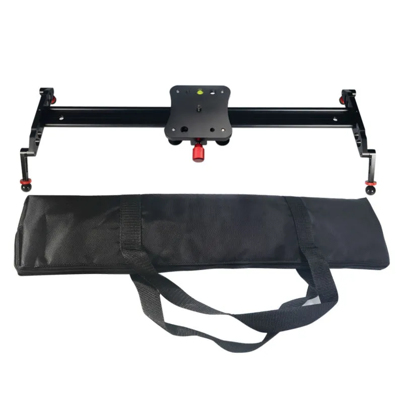 Freeshipping Mcoplus 24 '' / 60 cm Câmera Dolly Slider Estabilizador de Vídeo Slider Sistema para Câmeras DSLR DV Filmadora Fotografia Max carga 8 kg