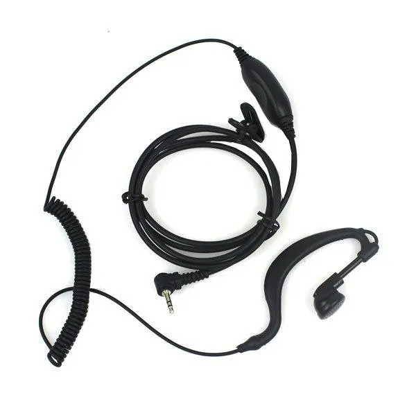 1 PIN słuchawka PTT MIC dla Motorola radia Curl Line 2.5mm T6200 T6210 T6220 T6250 T6300 T6400 T7200 czarny C021 Alishow 20