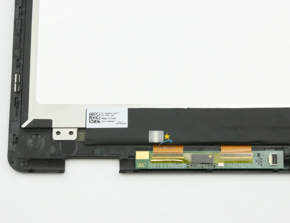 608HX Original New Full DELL 15 6'' 3840 2160 LCD LED Touch Screen Digitizer Assembly Bezel 40PIN307O