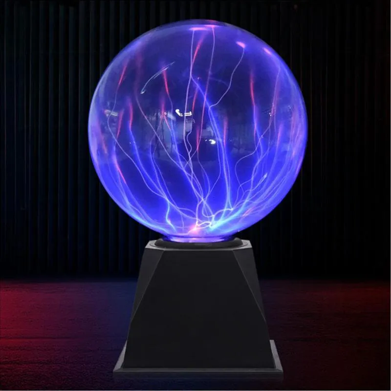 6 8inch Bola Plasma Esfera Mágica Globo De Cristal Toque Nebulosa Luz De  Natal Festa Decoração Home Decor 3 De $146,09