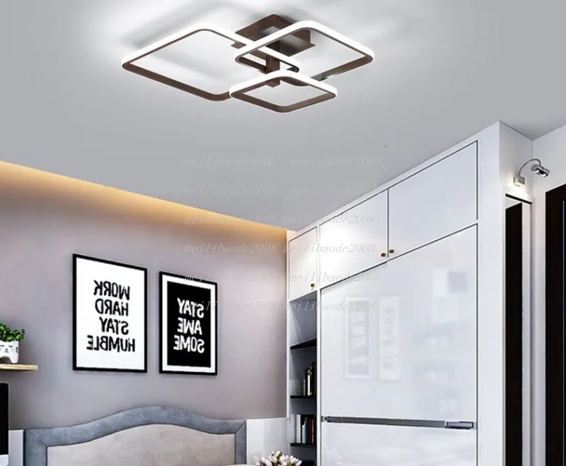 Moderna Lámpara de Techo LED de 36W con Mando a Distancia Plafon LED Techo  Temperatura Regulable Luz LED Techo para Salón, Dormitorio, Cocina, Pasillo