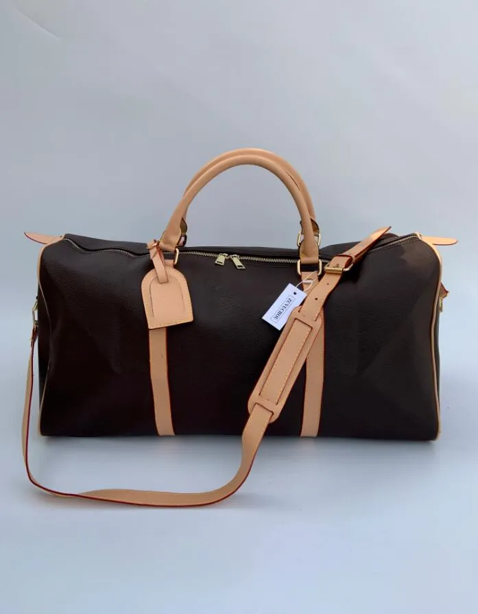 2020 nuova moda uomo donna borsa da viaggio borsa da viaggio, 2019 borse da viaggio borsa sportiva di grande capacità, etichetta di blocco consegna 60 cm