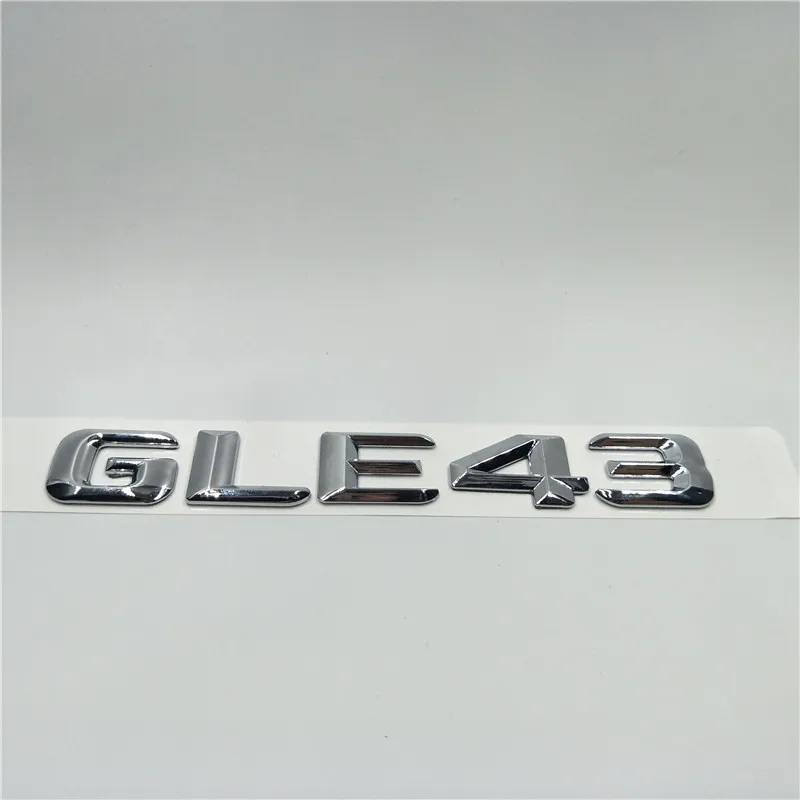 Für Mercedes Benz GLE Klasse GLE43 GLE63 GLE300 GLE320 GLE350 Stamm Hinten Deckel Emblem Abzeichen Alphabet Buchstaben Aufkleber296P