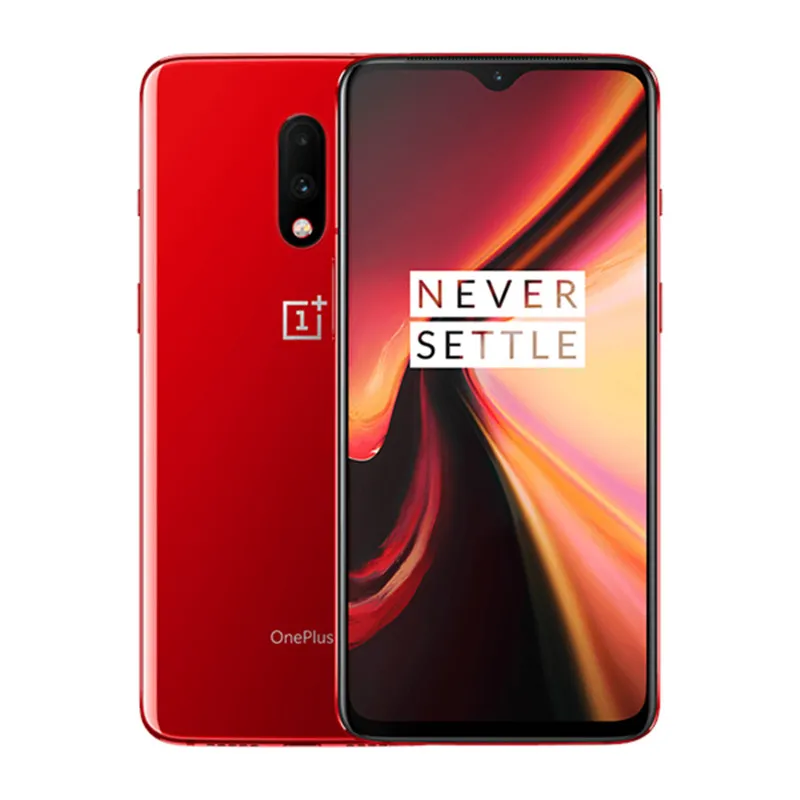 OnePlus Original 7 4G LTE Cell 12 GB RAM 256 GB ROM Snapdragon 855 Octa Core 48,0MP AI NFC Android 6.41 "Amoliertes Vollbildmobilfingerabdruck -ID -Gesicht Smart Mobile Handy