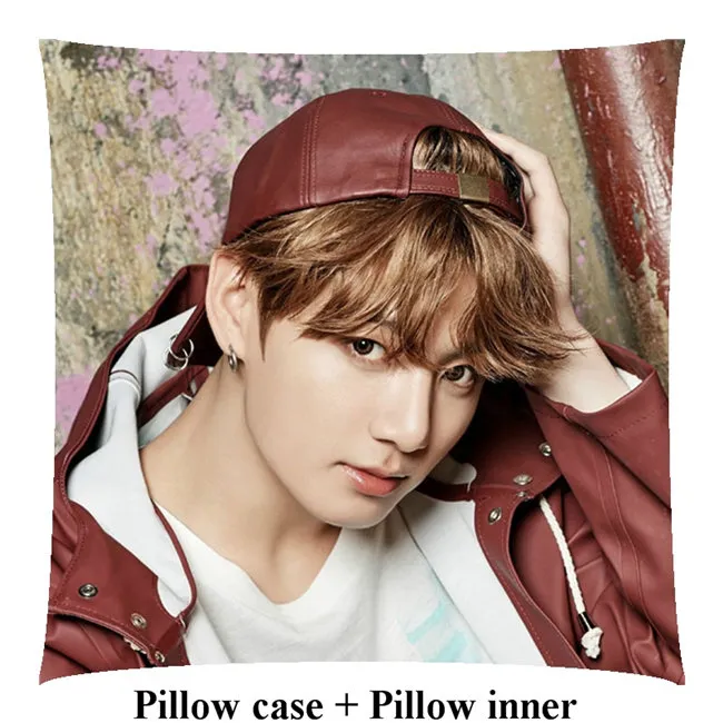 Korea Boyfriend JungKook Customized Decorative Bedding Supplies Square