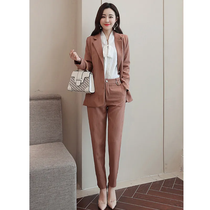 Representar ven Indígena Traje Para Mujer, Con Rayas, Una Sola Hebilla, Traje Casual, Traje De Dos Piezas Chaqueta + Pantalón, Ropa Formal Para Mujer De 91,31 € | DHgate Representar ven Indígena Traje Para Mujer, Con Rayas, Una Sola Hebilla, Traje Casual, Traje De Dos Piezas Chaqueta + Pantalón, Ropa Formal Para Mujer De 91,31 € | DHgate