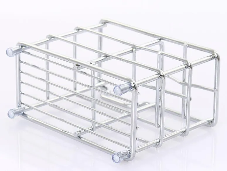 Stainless Steel Toothbrush Holder – Rustproof Bathroom Organizer, 3 Toothbrush Slots, Toothpaste & Comb Storage - View #2