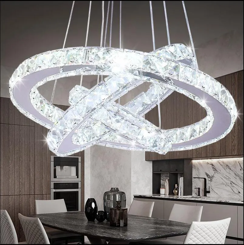 Moderne Indoor Glanz Kristall Led Hängen lampe wohnkultur Kronleuchter Beleuchtung Anhänger Lichter Leuchten Für Wohnzimmer Decke Lichter