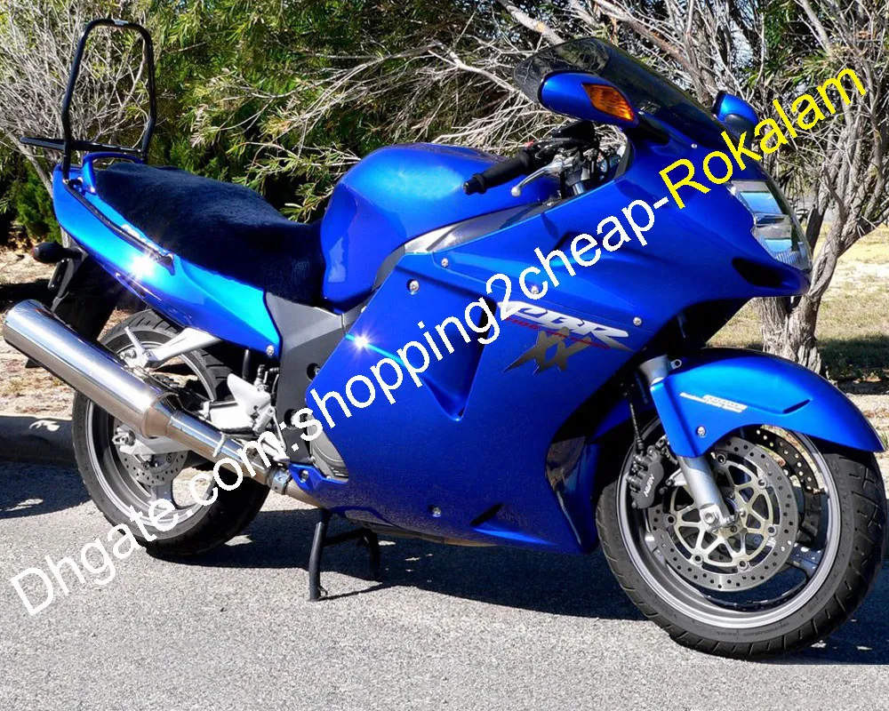 Blaue Verkleidung für Honda CBR1100XX 96–07 CBR1100 XX CBR 1100XX 1996–2007 Motorrad-Verkleidungssatz + gratis Windschutzscheibe (Spritzguss)