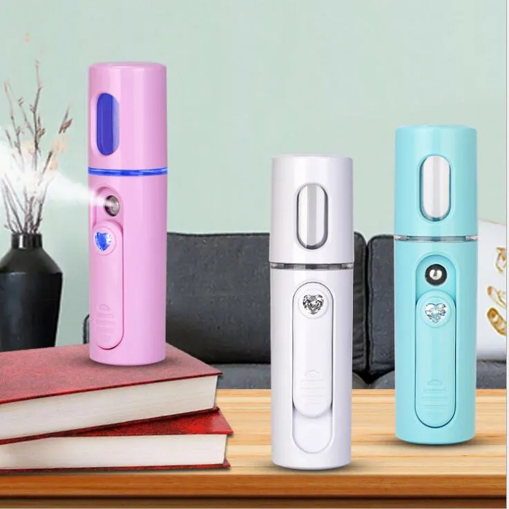 Portable Facial Steamer Mini Nano VaporCool with 20 ML Water Tank Sprayer Water Replenishment Skin Care Instrument