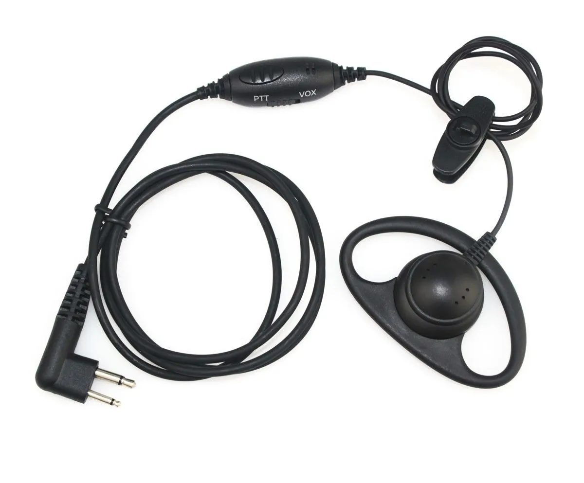 3X 2 Pin Earpiece Headset for Motorola Radio GP88 GP300 2000 P040 PRO1150 CLS1110