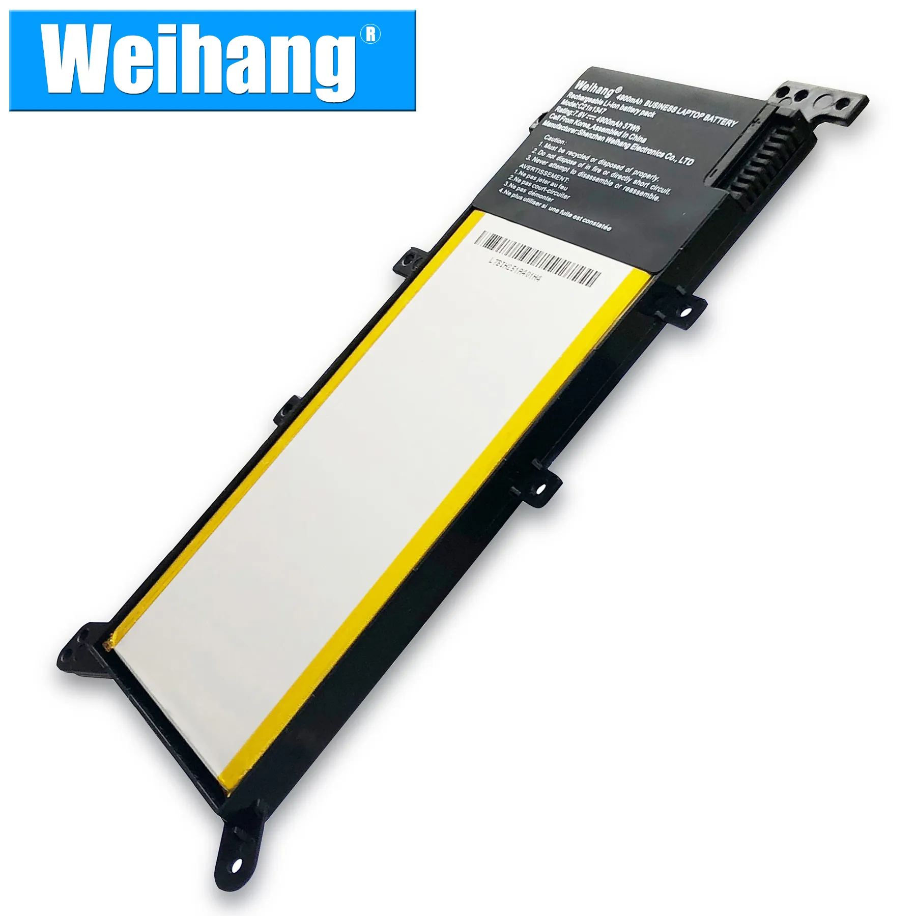 Korea Cell 7.6V 37WH 4900mAh Weihang C21N1347 Bärbar dator Batteri för Asus Y583 Y583L Y583LD FL5500 FL5600