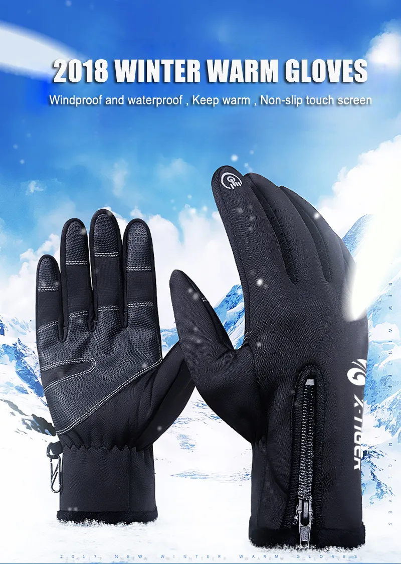 HOMME Gants Cuir Toucher Doux Hiver Chaud Marche Extérieur