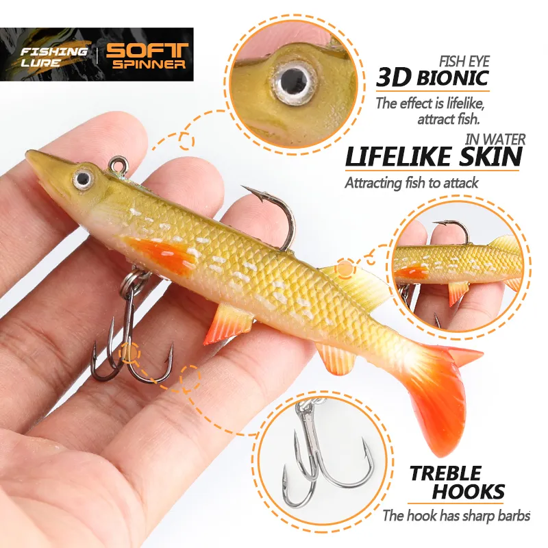 DONQL Soft Lure Kit Set Wobblers Pesca Artificial Bait Silicone Fishing  Lures Sea Bass Carp Fishing Lead Fish Jig T1910202288 From Umcrph, $8.53