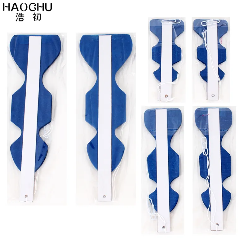 HAOCHU 1 Juego azul oscuro 6 unids/lote abanicos de papel calado flor decoraciones para fiesta de cumpleaños niños recuerdos para la boda de Año Nuevo