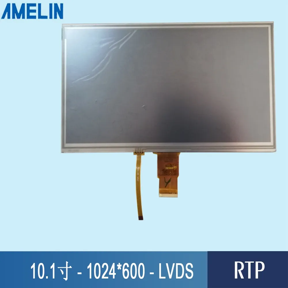 10.1 pouces 1024*600 LVDS Interface TFT LCD Module affichage avec HX8282A Driver IC et RTP écran tactile résistif