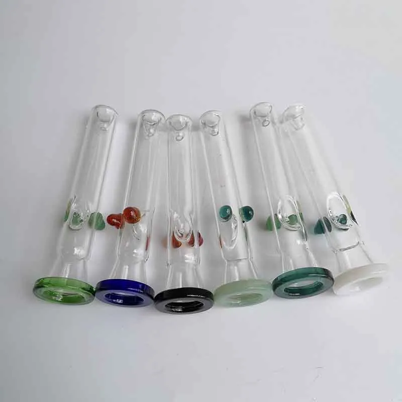 Colorful Glass Filter Tips Tube Mouthpiece Smoking Accessories Pipe For