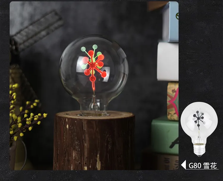 Vintage LED Edison Bulb With Flickering Effect And Tungsten Finish E14