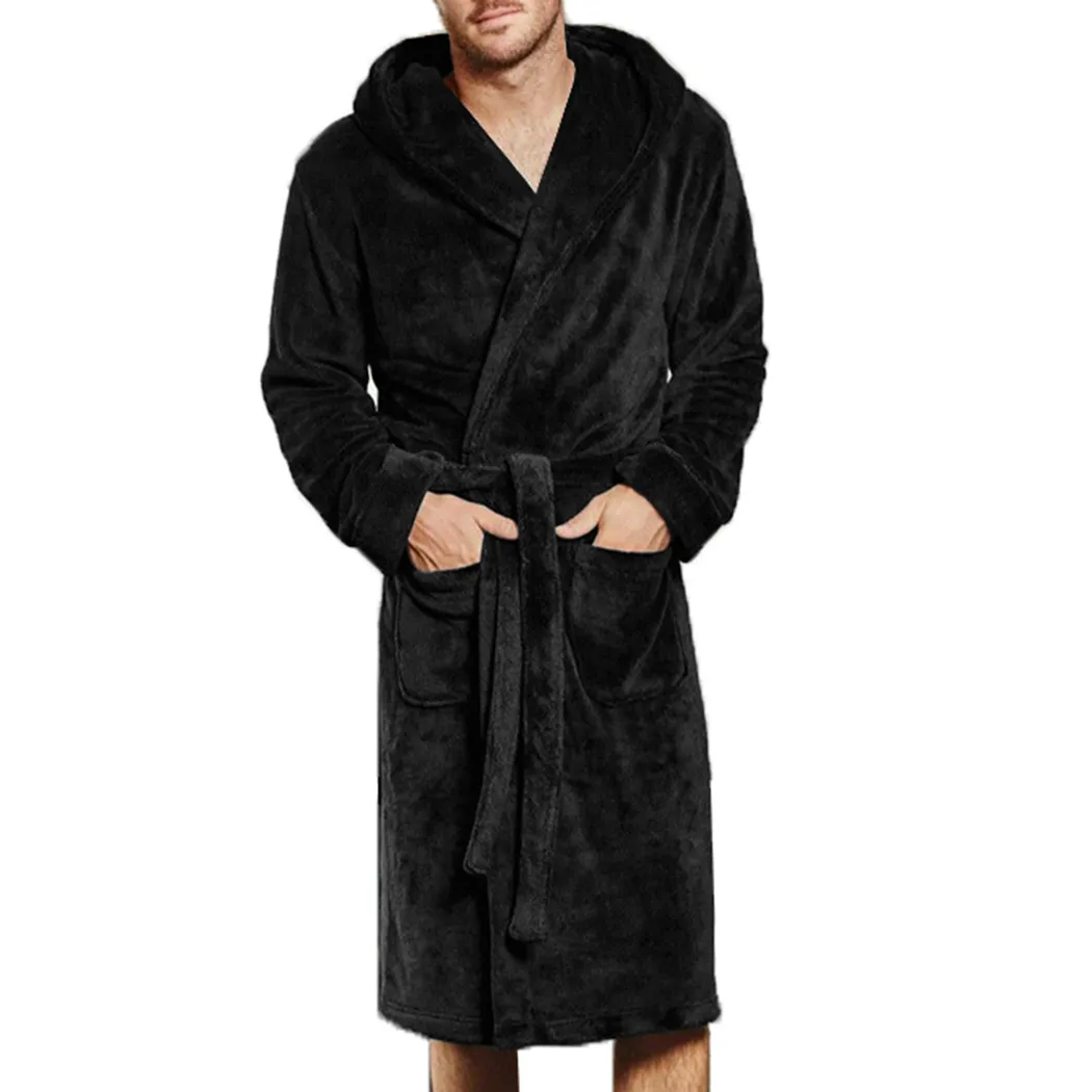 Mens Personalised Embroidered Hooded Dressing Gown – Jolly Jems Custom  Embroidery