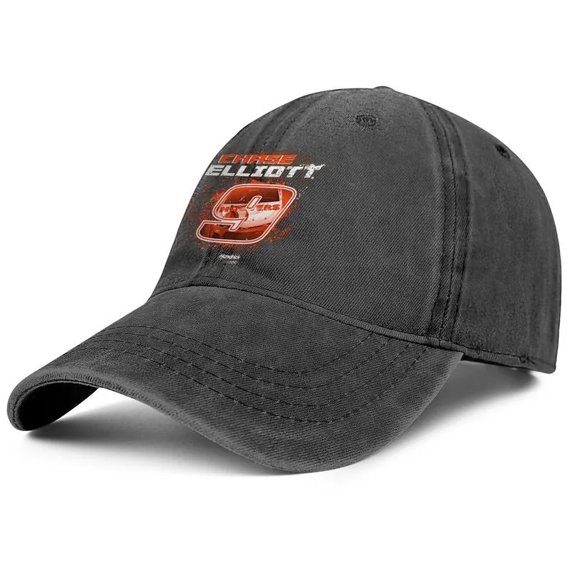 Stijlvolle Chase Elliott 2019 NASCAR Contender Driver 9 Unisex Denim Baseball Cap Cool Uniquel Hoeden #9 Logo 2018 Populairste Patriot268b